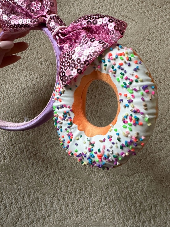 Rare* As Seen on Megan Fox Donut Mickey Ears Headband main image 4